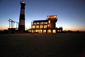 Front of property – evening/night