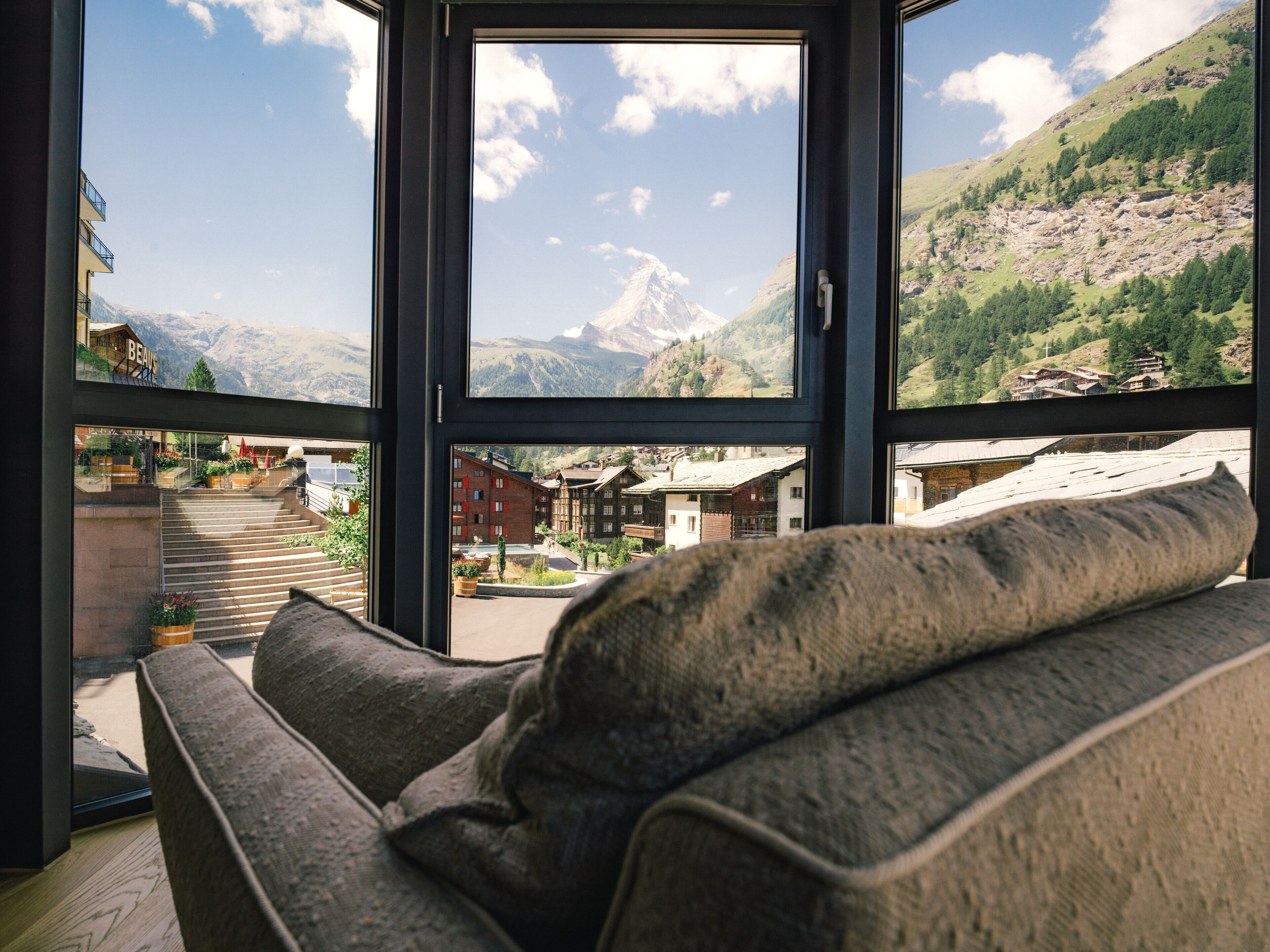 panorama suite with matterhorn view | 1 bedroom, hypo-allergenic bedding, down duvets, minibar