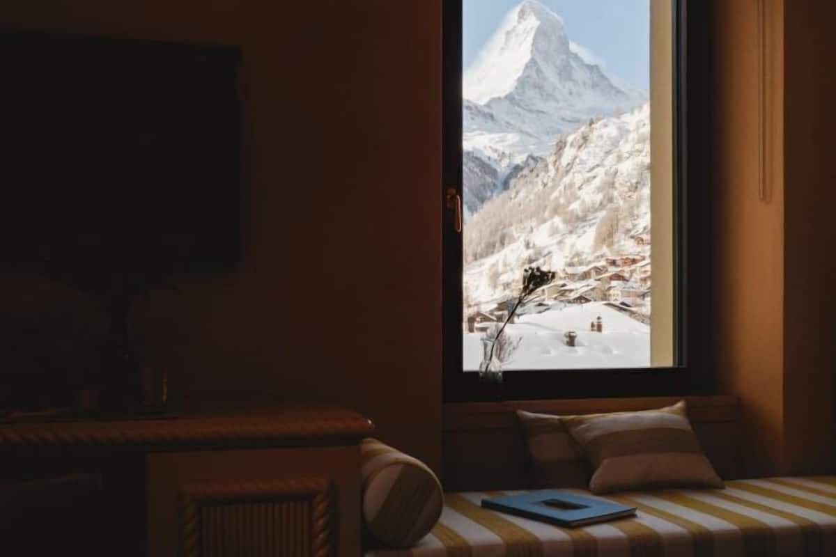 1 chambre, literie hypoallergénique, couette en duvet d'oie, minibar