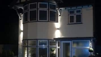Front of property – evening/night