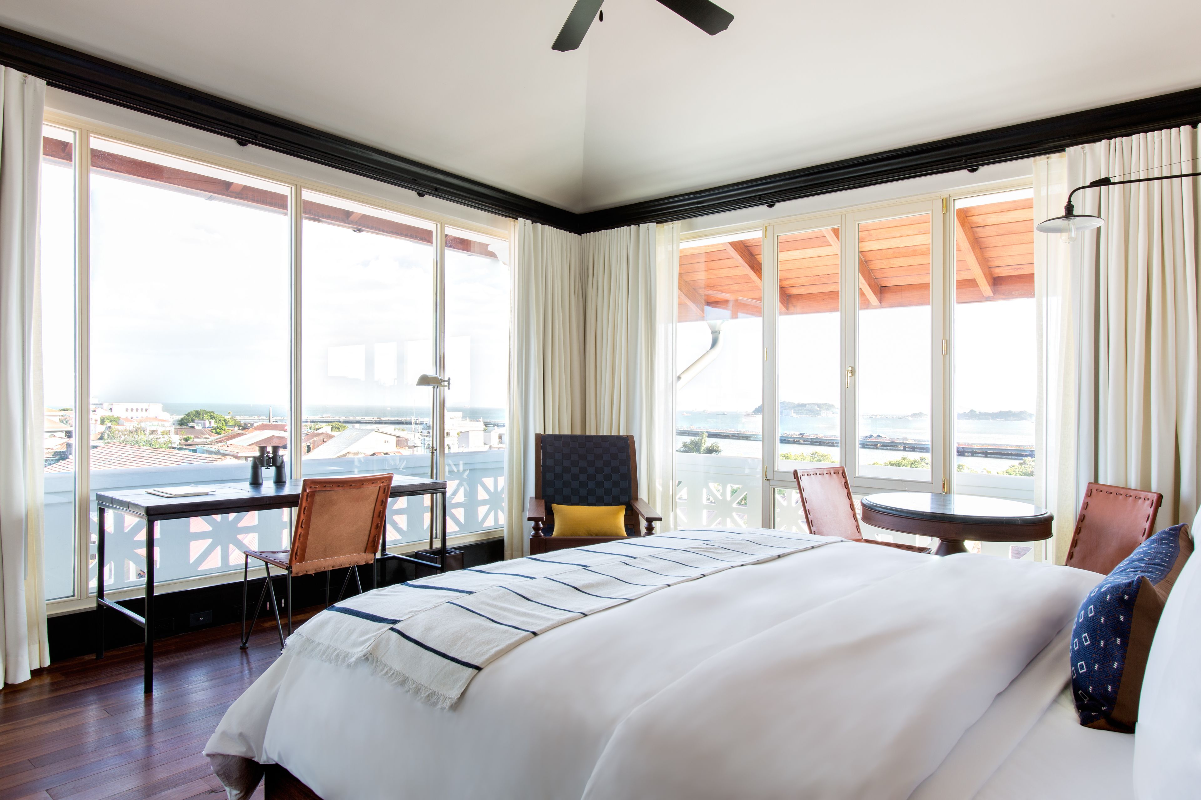 panorama | frette italian sheets, premium bedding, down duvets, minibar