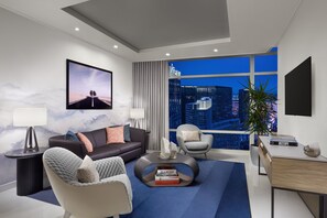 52-inch TV with premium channels, tablet, pay movies - ARIA Sky Suites (Las Vegas)