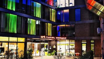 Front of property - evening/night