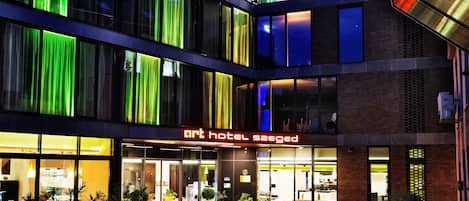 Front of property - evening/night
