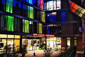 Front of property – evening/night