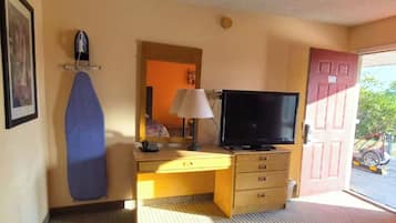 Room, 2 Queen Beds, Non Smoking | Desk, iron/ironing board, free WiFi, bed sheets