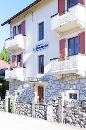 Façade de l’hébergement