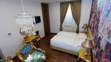 Minibar, in-room safe, desk, blackout curtains