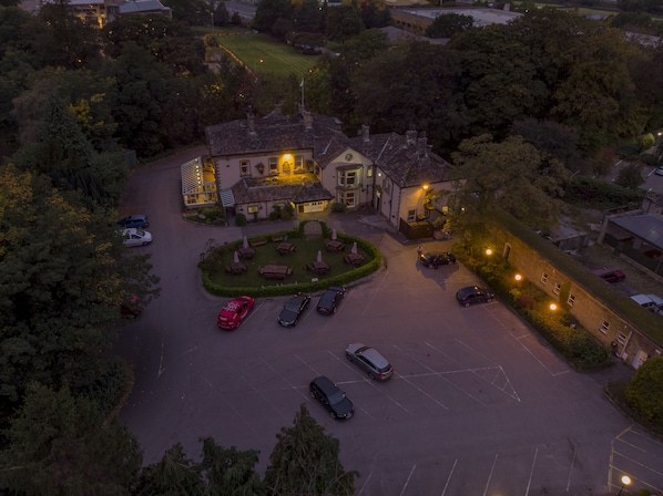 Front of property - evening/night