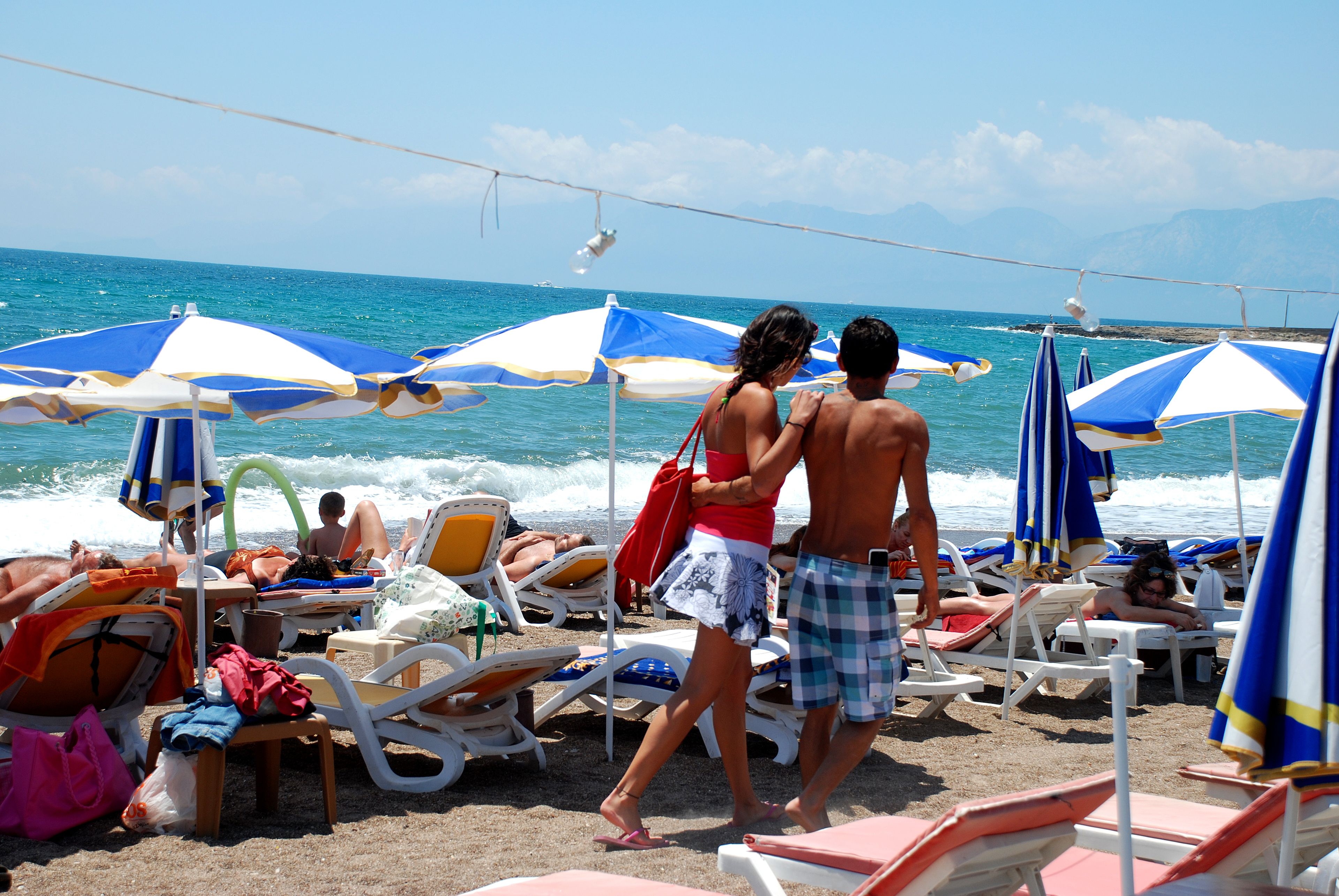 Privatstrand in der Nähe, Cabañas (gegen Gebühr), Sonnenschirme
