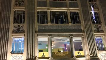 Front of property – evening/night