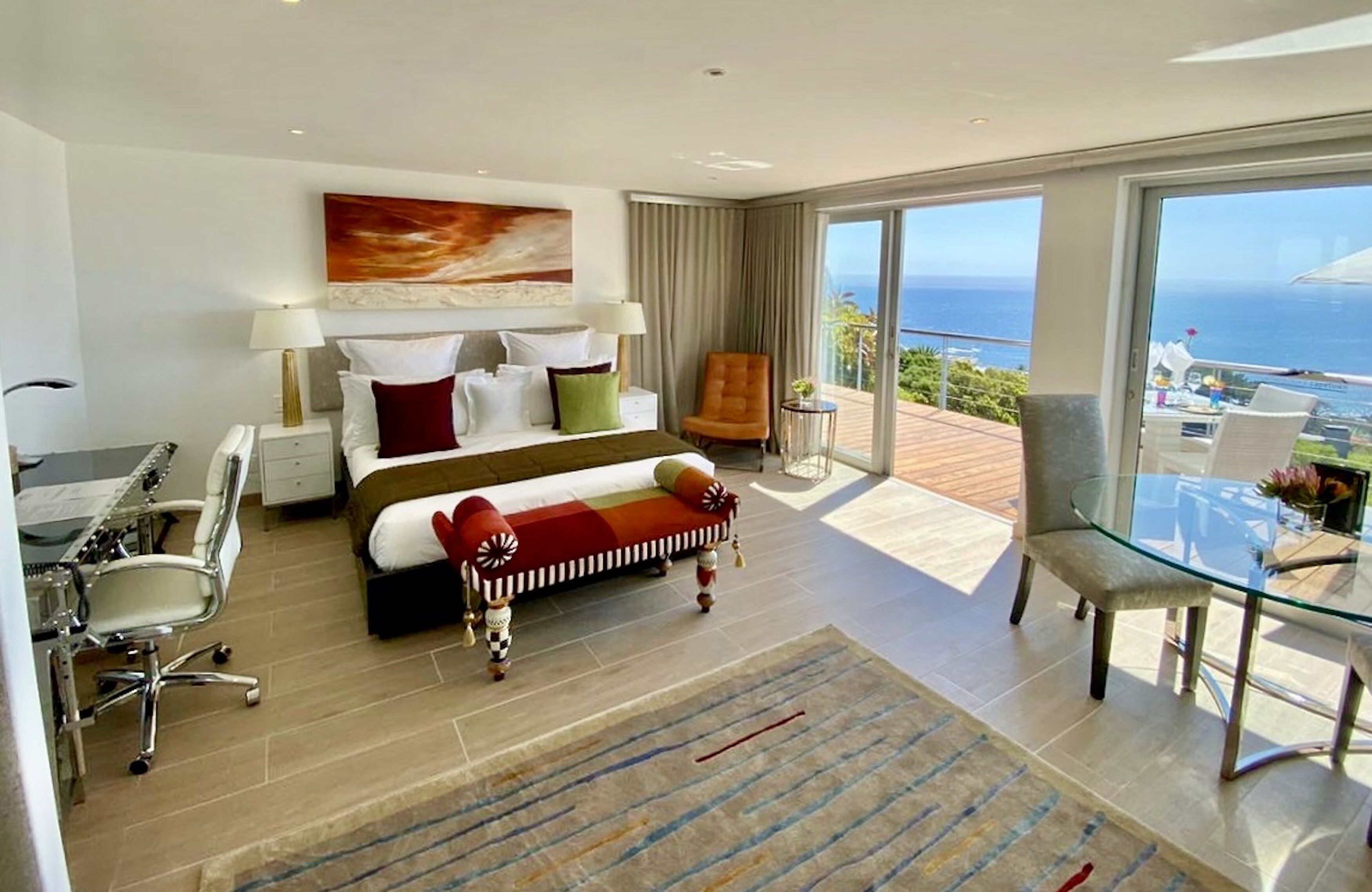 The Penthouse Suite, 1 King Bed Panoramic Ocean View | Private kitchen | Fridge, espresso maker, coffee/tea maker, electric kettle
