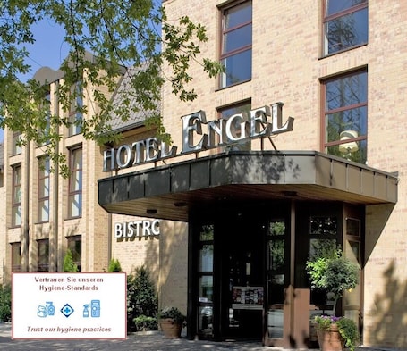 Außenbereich. Hotel Engel