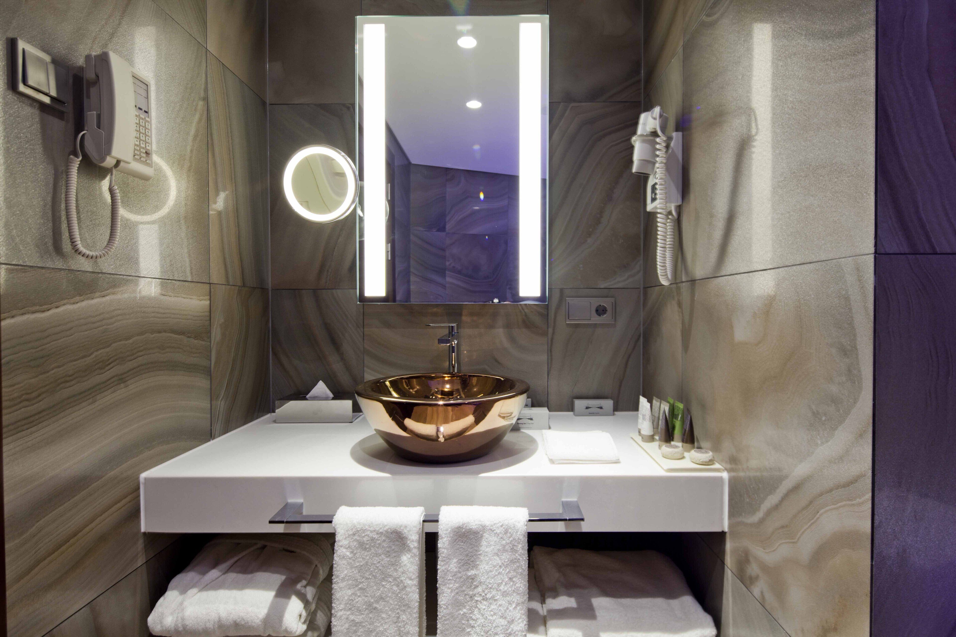 free toiletries, bathrobes, slippers, towels