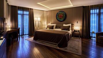 Luxury-Doppelzimmer | Hochwertige Bettwaren, Select-Comfort-Betten, Minibar, Zimmersafe