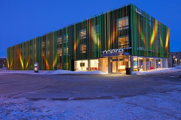 Façade de l’hébergement