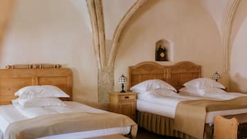 Ropa de cama de alta calidad y minibar