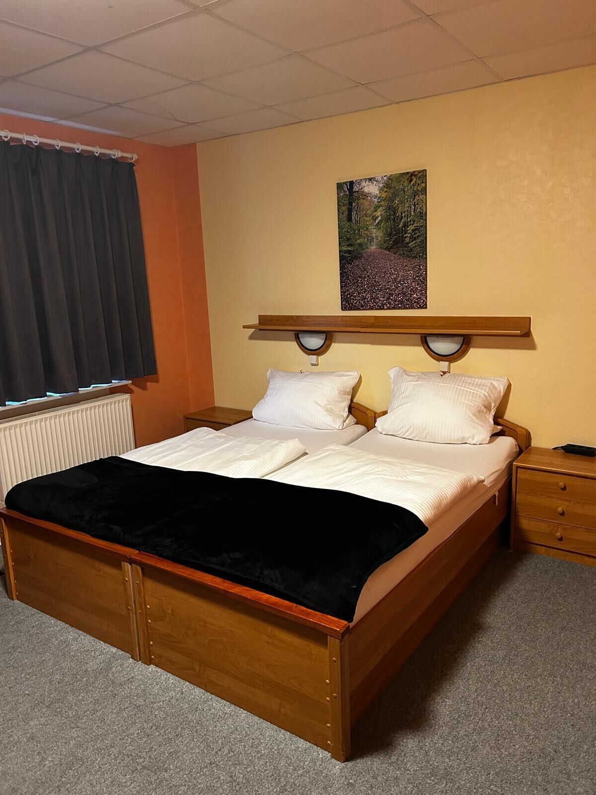 Escritorio, wifi gratis y ropa de cama 