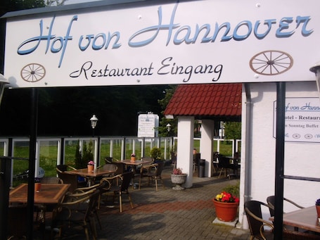 Entrada de la propiedad. Hotel Hof von Hannover