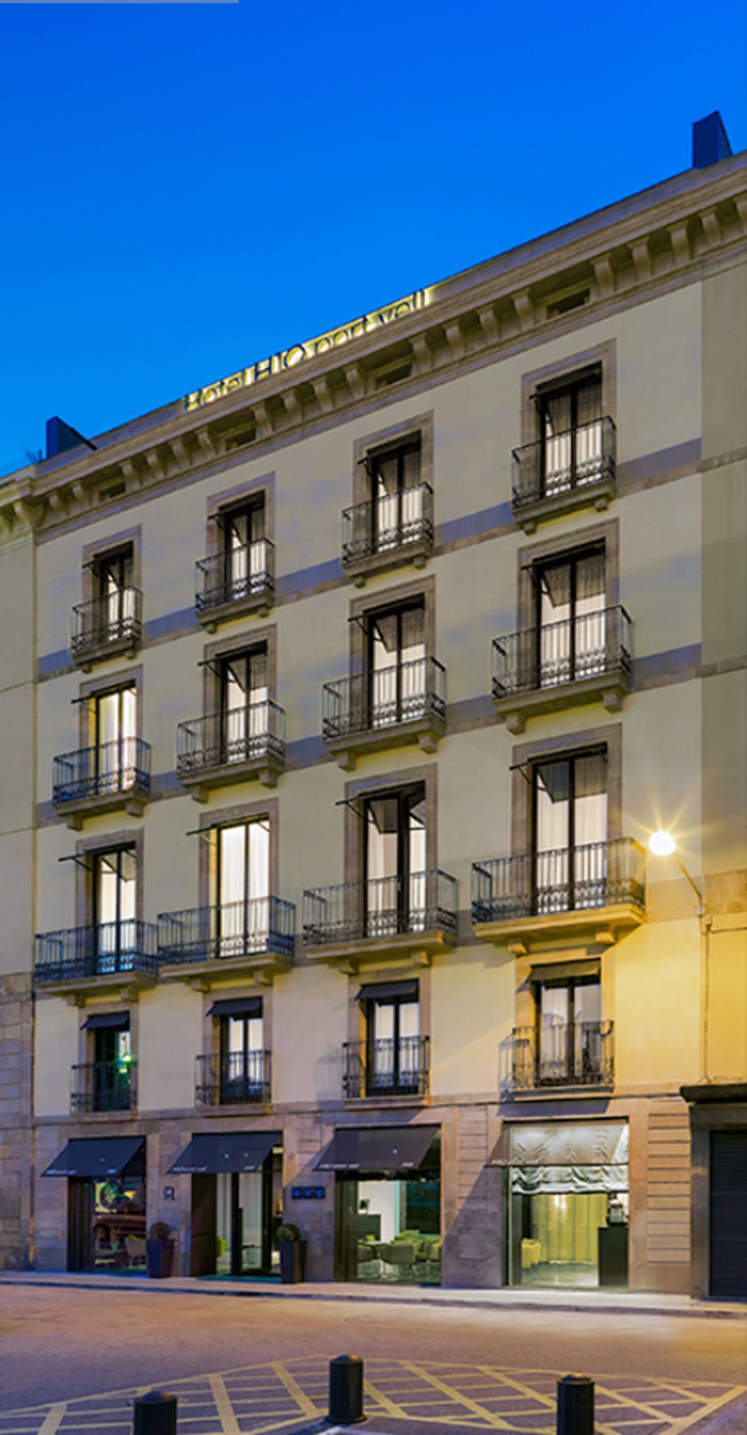 Voorkant van accommodatie