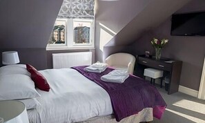 Egyptiska bomullslakan, mörkläggningsgardiner och gratis wi-fi