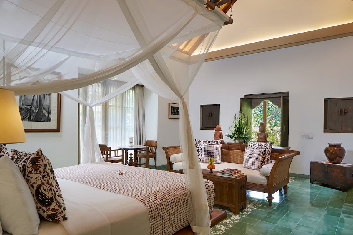 Executive-Bungalow, zum Garten hin | Wohnbereich