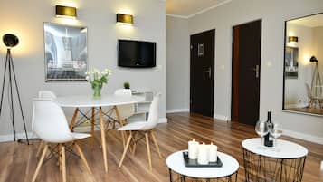 Appartement Familial, 1 chambre | 1 chambre, couette en duvet d'oie, décoration personnalisée