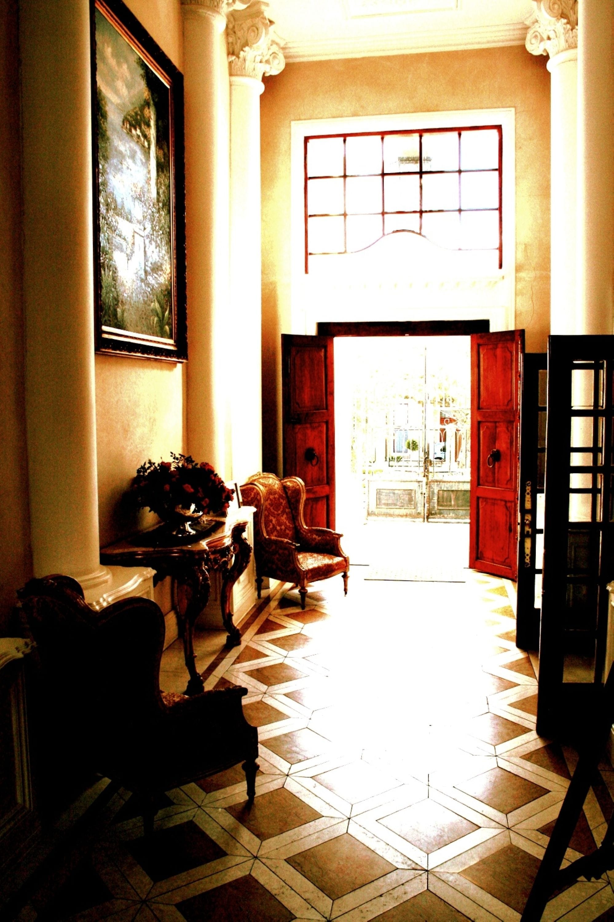 Interior entrance