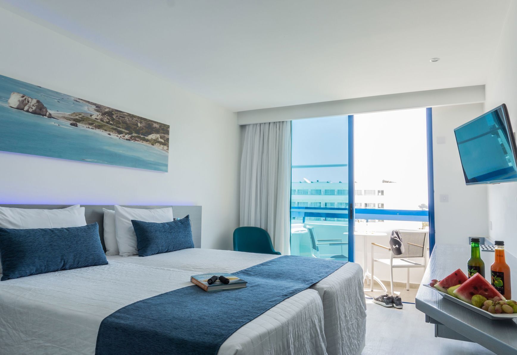 Caja de seguridad en la habitación y cortinas blackout 