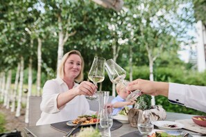 Breakfast, lunch, dinner served; Regional cuisine, al fresco dining