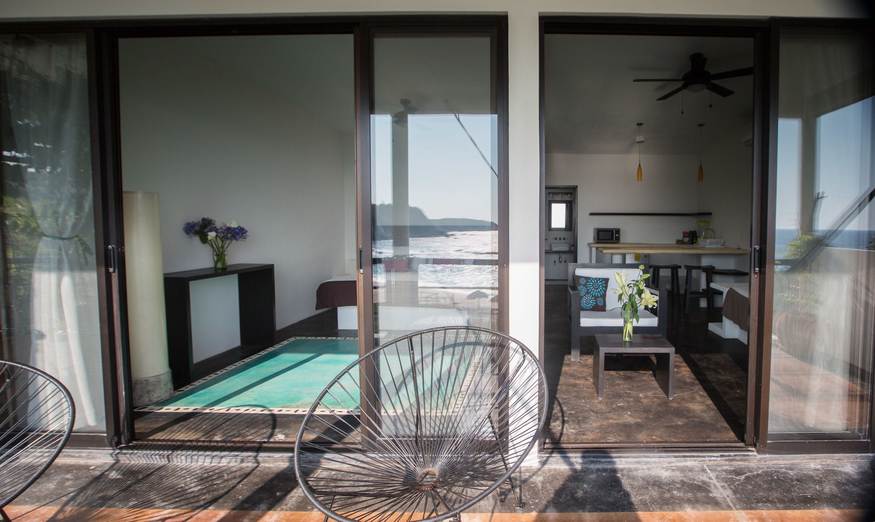 luxury suite, kitchenette | terrace/patio