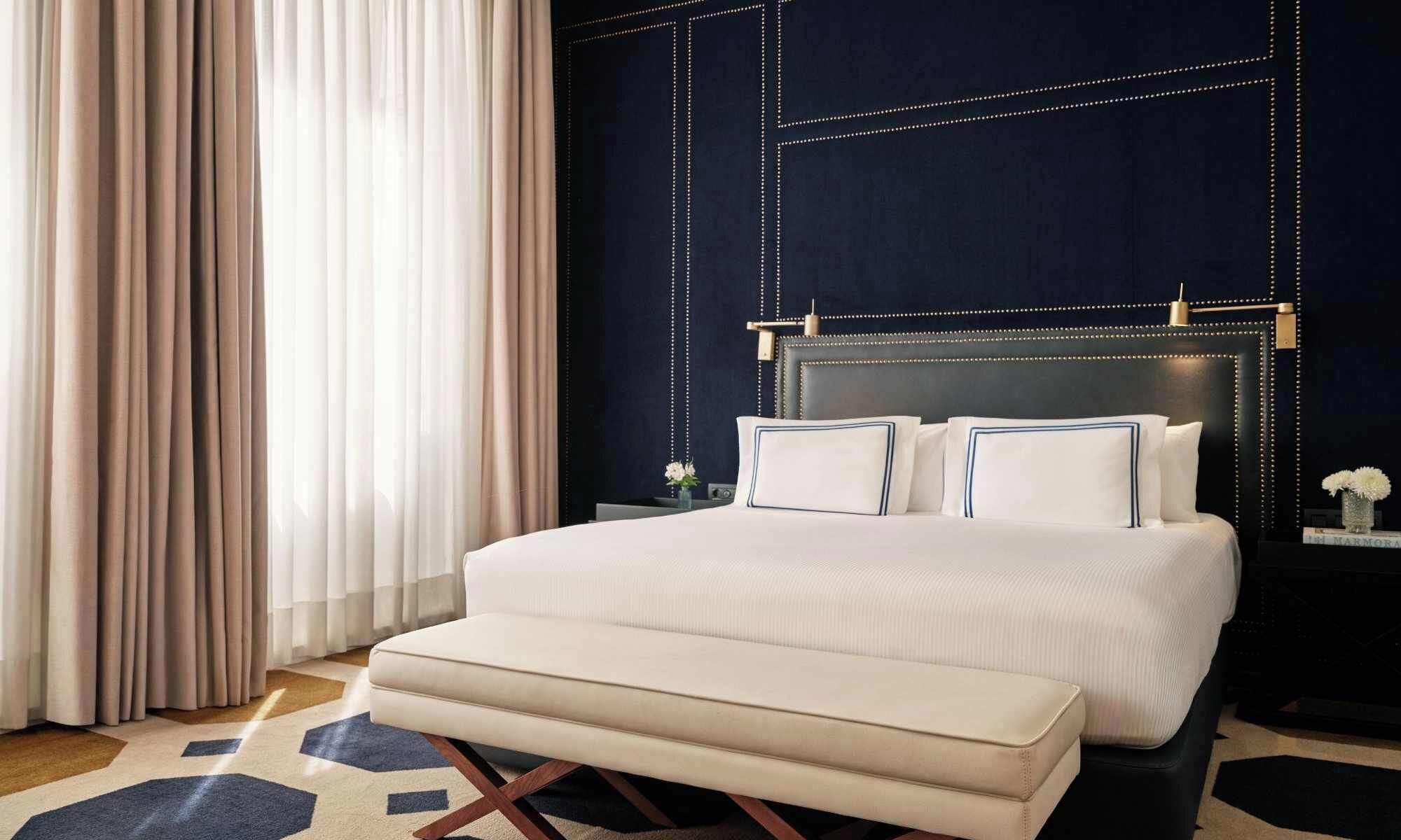 Down duvets, minibar, in-room safe, desk