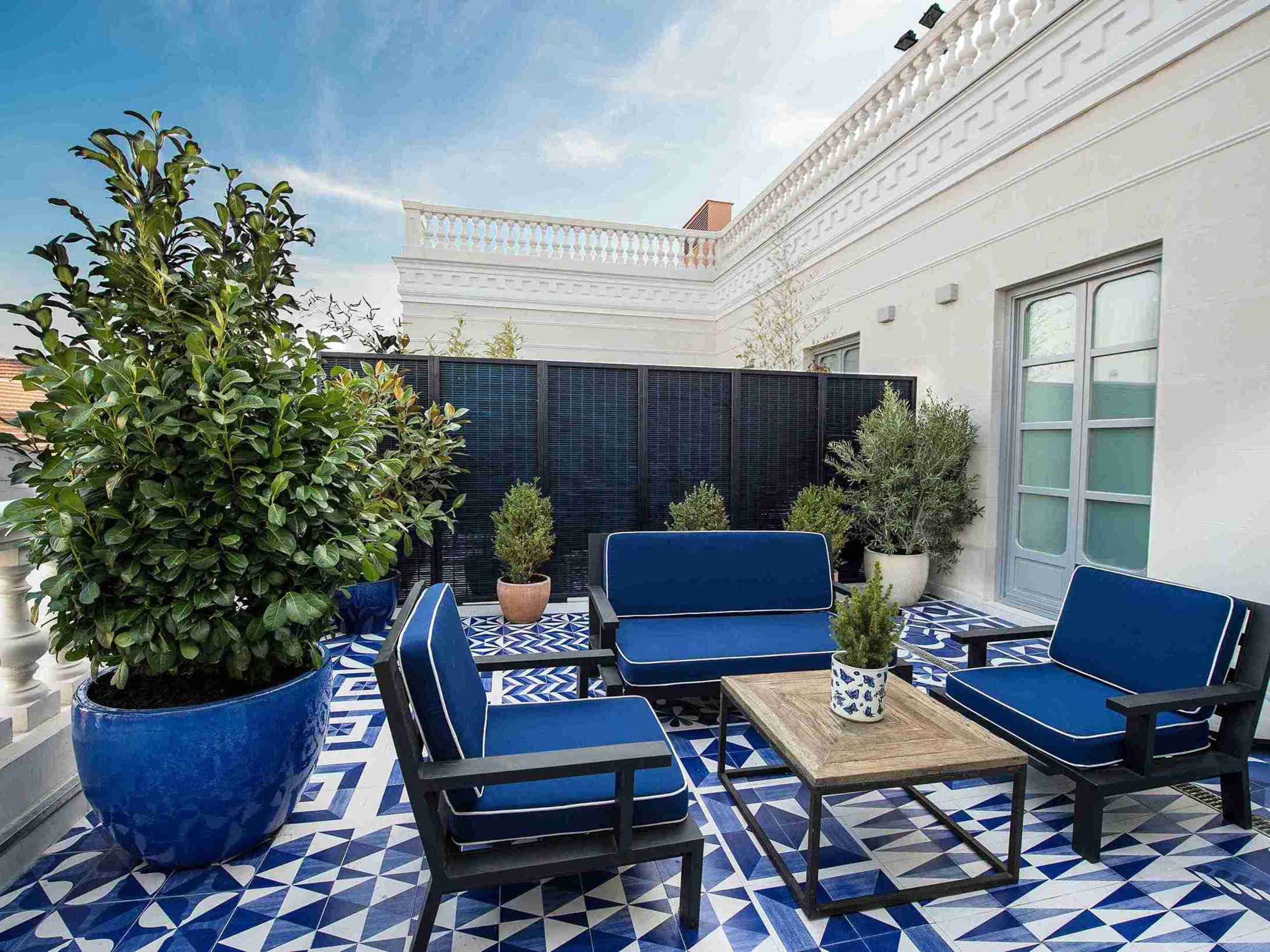 Suite Junior Blue | Terraza o patio