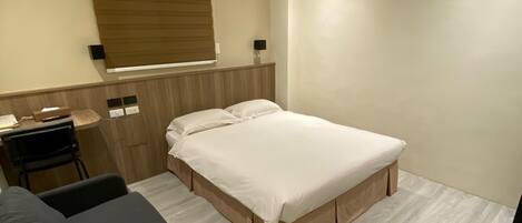 Down duvets, blackout curtains, free WiFi, bed sheets