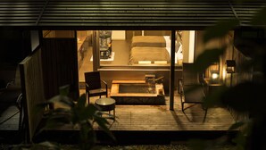 트래디셔널룸, 금연, 욕조 (Japanese Western, Open Air-Bath) | 객실 내 금고, 암막 커튼, 무료 WiFi, 침대 시트