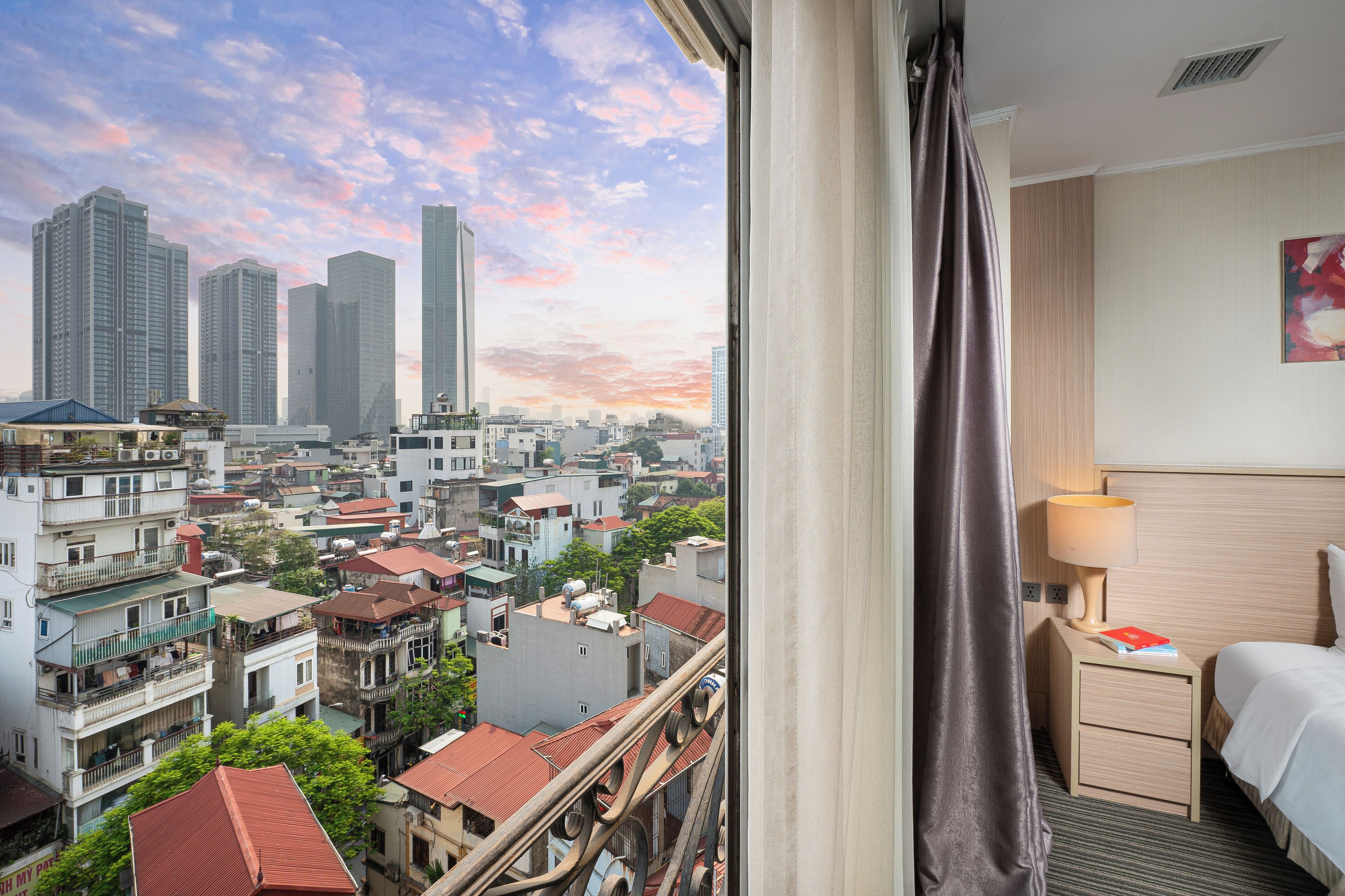 deluxe double room | view from room