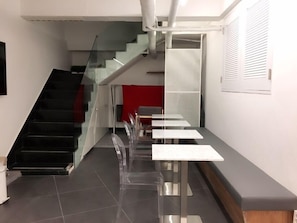 Lobby sitting area
