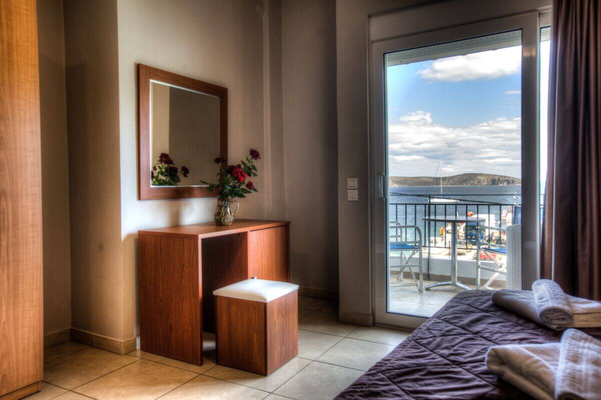 Family Apartment, Sea View | Egyptian cotton sheets, premium bedding, pillowtop beds, blackout drapes