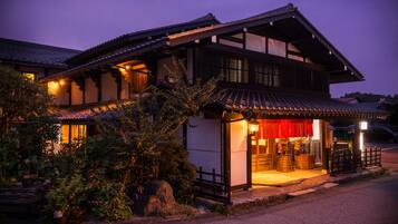 Front of property - evening/night