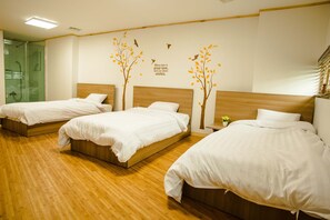 Shared Dormitory, Women only (3 beds) (Private shower booth & shared toilet) | Premium bedding, pillow-top beds, individually decorated, rollaway beds - KSTAR HOUSE (Seoul)