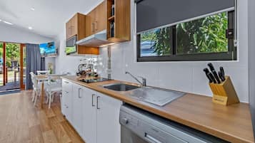 Superior 2 Bedroom Villa | Private kitchen | Fridge, microwave, electric kettle