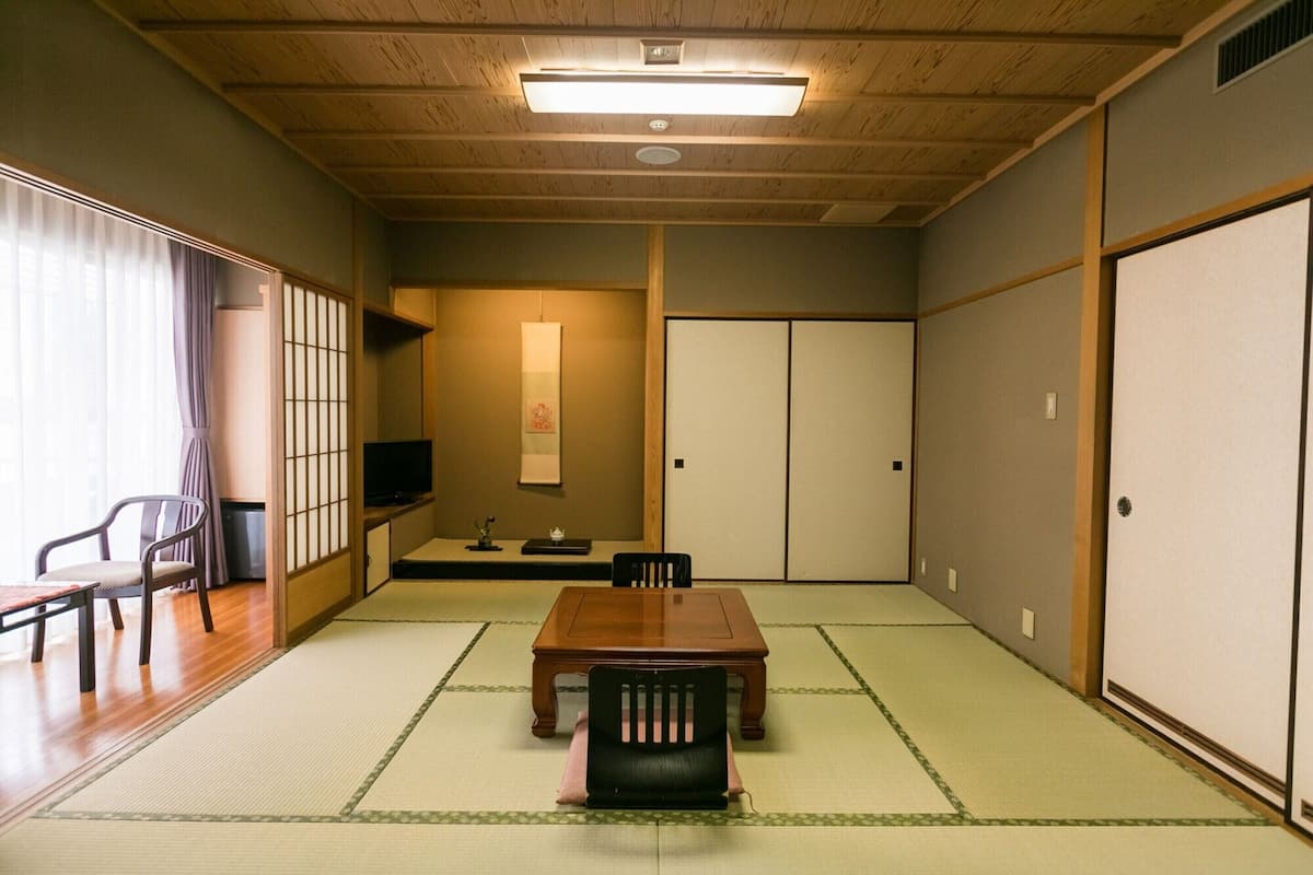 Japanese Room (Curfew 11pm, ages 7+ only)	 | In-room safe, blackout curtains, free WiFi, bed sheets