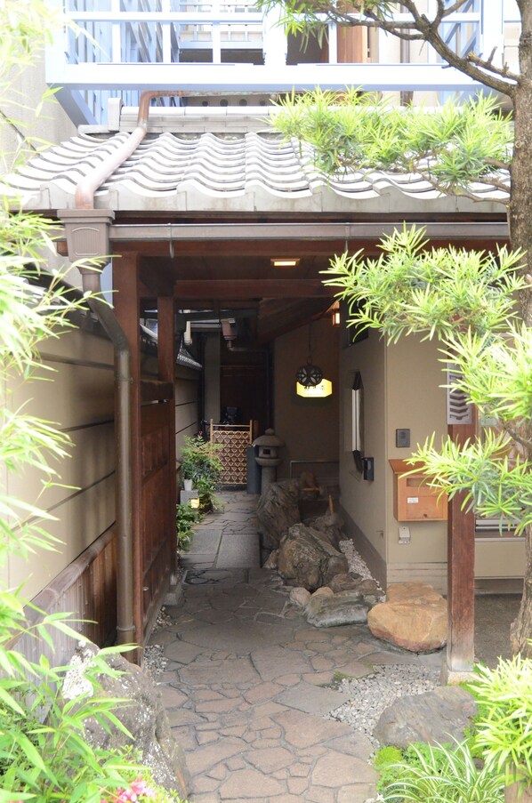 Façade de l’hébergement