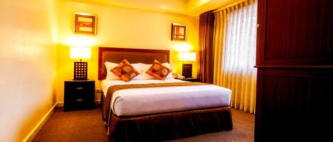 Chambre Deluxe | Minibar, coffre-fort, bureau, accès au Wi-Fi (inclus)