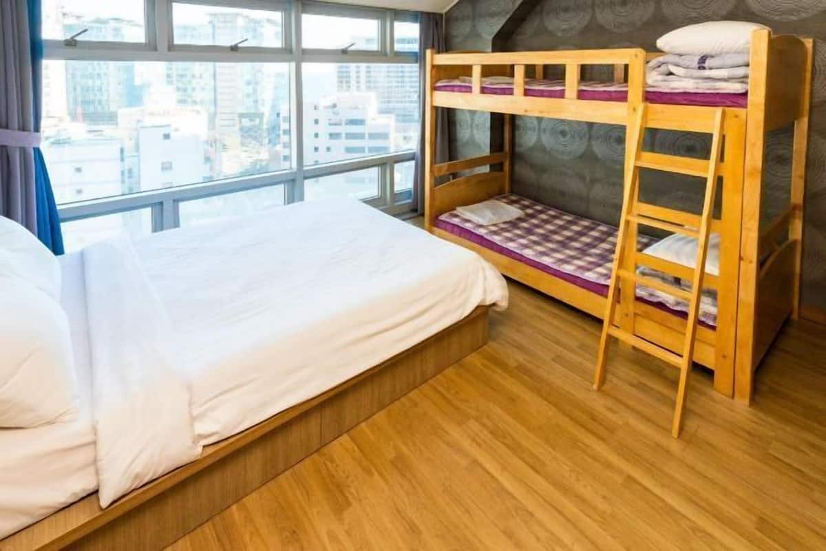 Blackout drapes, iron/ironing board, free WiFi, bed sheets