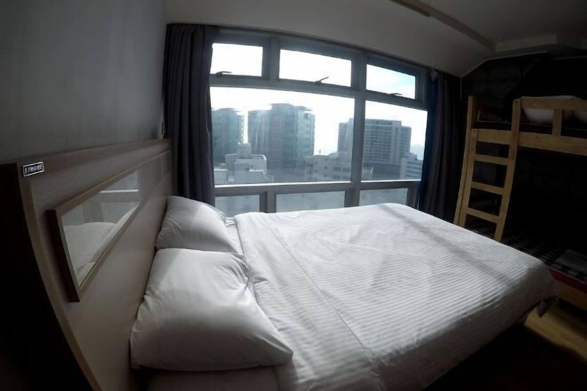 Blackout drapes, iron/ironing board, free WiFi, bed sheets