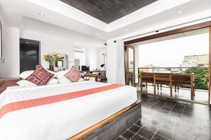 Suite, Patio | Minibar, in-room safe, individually decorated, individually furnished