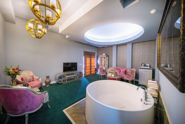 Deluxe Suite | Living area | LCD TV