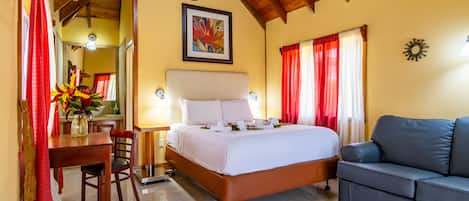 Bureau, draps fournis, accÚs pour personnes à mobilité réduite