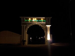Front of property - evening/night